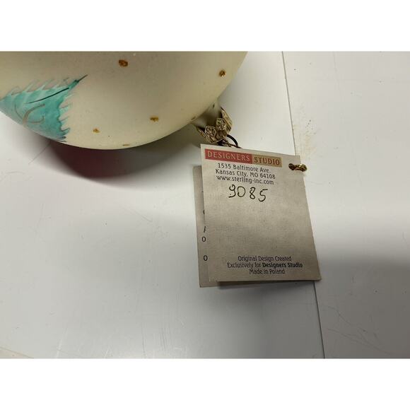 Hand-Decorated Glass Ornaments European-Style Design 3 Ornaments Polish Designed - Picture 10 of 16